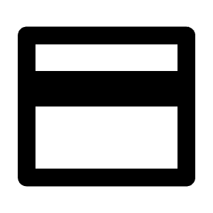Bank Card 2 Line Icon from Remix Line Set