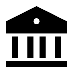 Bank Fill Icon from Remix Fill Set