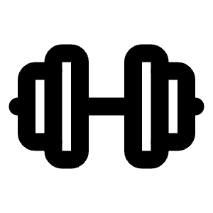 Barbell Icon from Tabler Line Set