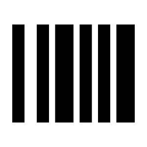 Barcode Fill Icon from Remix Fill Set
