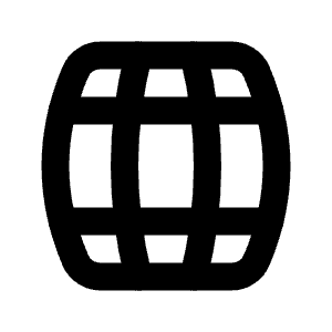 Barrel Icon from Tabler Line Set