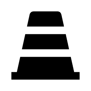 Barricade Fill Icon from Remix Fill Set