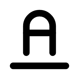 Baseline Icon from Tabler Line Set