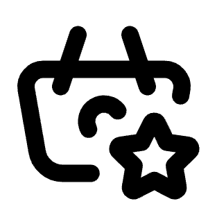 Basket Star Icon from Tabler Line Set