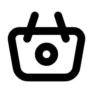 Basket Icon from Tabler Line Set