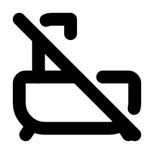 Bath Off Icon from Tabler Line Set