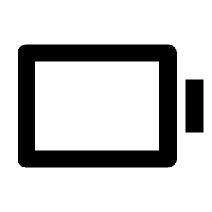 Battery Line Icon from Remix Line Set