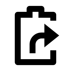 Battery Share Line Icon from Remix Line Set