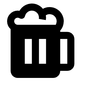 Beer Fill Icon from Remix Fill Set
