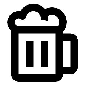 Beer Line Icon from Remix Line Set