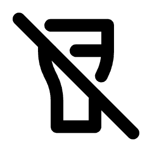 Beer Off Icon from Tabler Line Set