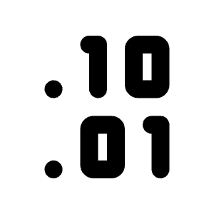 Binary Icon from Tabler Line Set