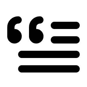 Blockquote Icon from Tabler Line Set