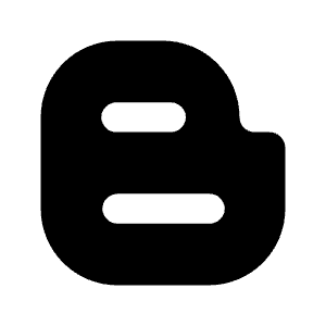 Blogger Fill Icon from Remix Fill Set