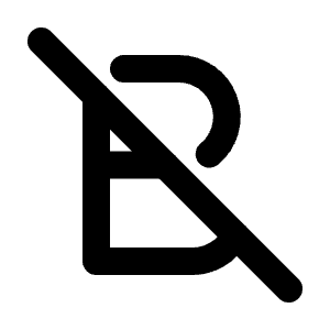 Bold Off Icon from Tabler Line Set