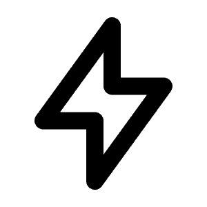 Bolt Icon from Tabler Line Set