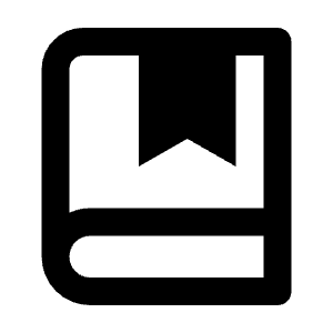 Book Marked Line Icon from Remix Line Set