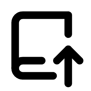 Book Upload Icon from Tabler Line Set