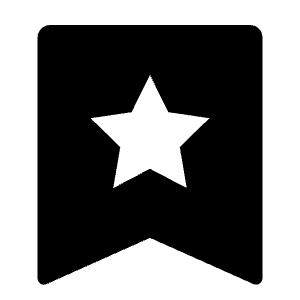 Bookmark 3 Fill Icon from Remix Fill Set