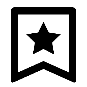 Bookmark 3 Line Icon from Remix Line Set