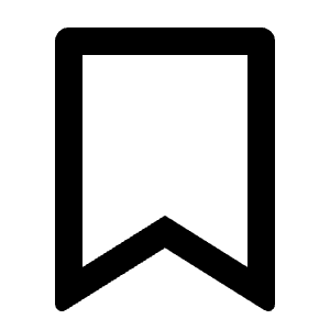 Bookmark Line Icon from Remix Line Set