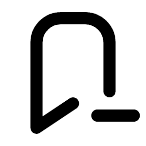 Bookmark Minus Icon from Tabler Line Set