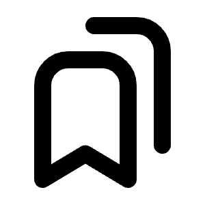 Bookmarks Icon from Tabler Line Set
