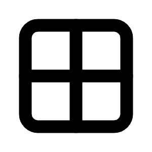 Border All Icon from Tabler Line Set