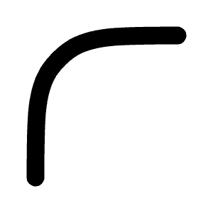 Border Corner Ios Icon from Tabler Line Set