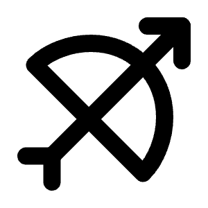 Bow Icon from Tabler Line Set