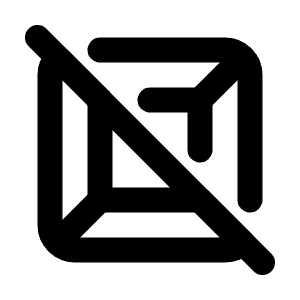 Box Model Off Icon from Tabler Line Set
