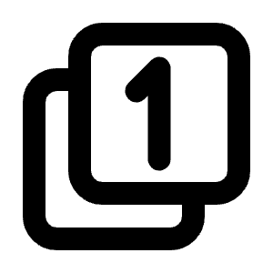 Box Multiple 1 Icon from Tabler Line Set