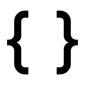 Braces Fill Icon from Remix Fill Set