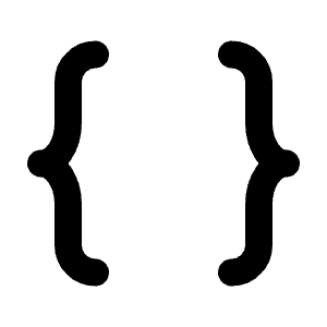 Braces Icon from Tabler Line Set