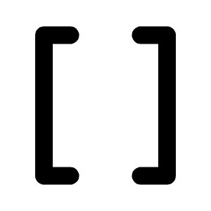 Brackets Icon from Tabler Line Set