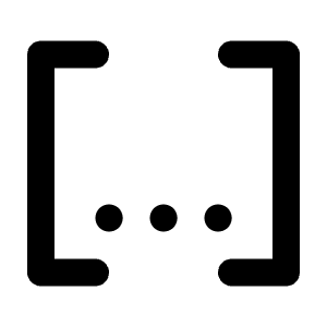 Brackets Contain Icon from Tabler Line Set