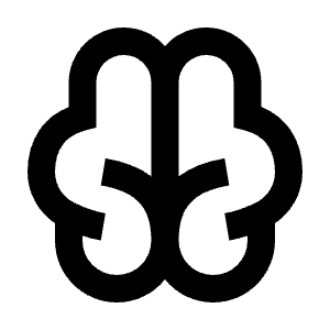 Brain Line Icon from Remix Line Set
