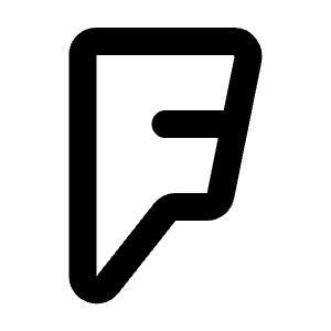 Brand Foursquare Icon from Tabler Line Set