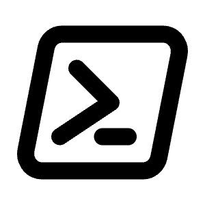 Brand Powershell Icon from Tabler Line Set