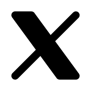 Brand X Icon from Tabler Filled Set