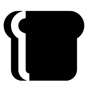 Bread Fill Icon from Remix Fill Set