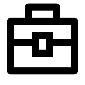 Briefcase 4 Line Icon from Remix Line Set