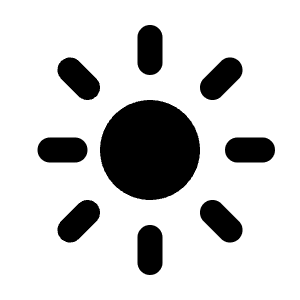 Brightness Up Icon from Tabler Filled Set