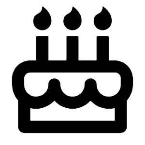 Cake 2 Line Icon from Remix Line Set