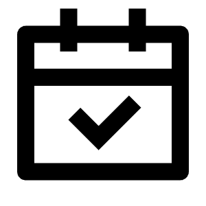 Calendar Check Line Icon from Remix Line Set