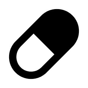 Capsule Fill Icon from Remix Fill Set