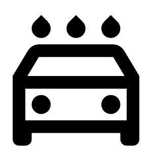 Car Washing Line Icon from Remix Line Set