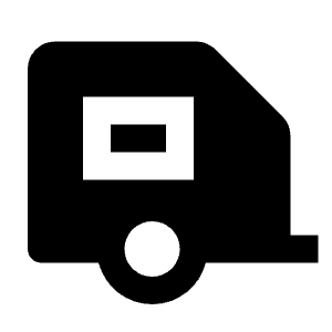 Caravan Fill Icon from Remix Fill Set