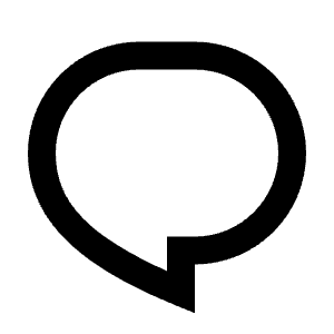 Chat 1 Line Icon from Remix Line Set