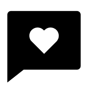 Chat Heart Fill Icon from Remix Fill Set